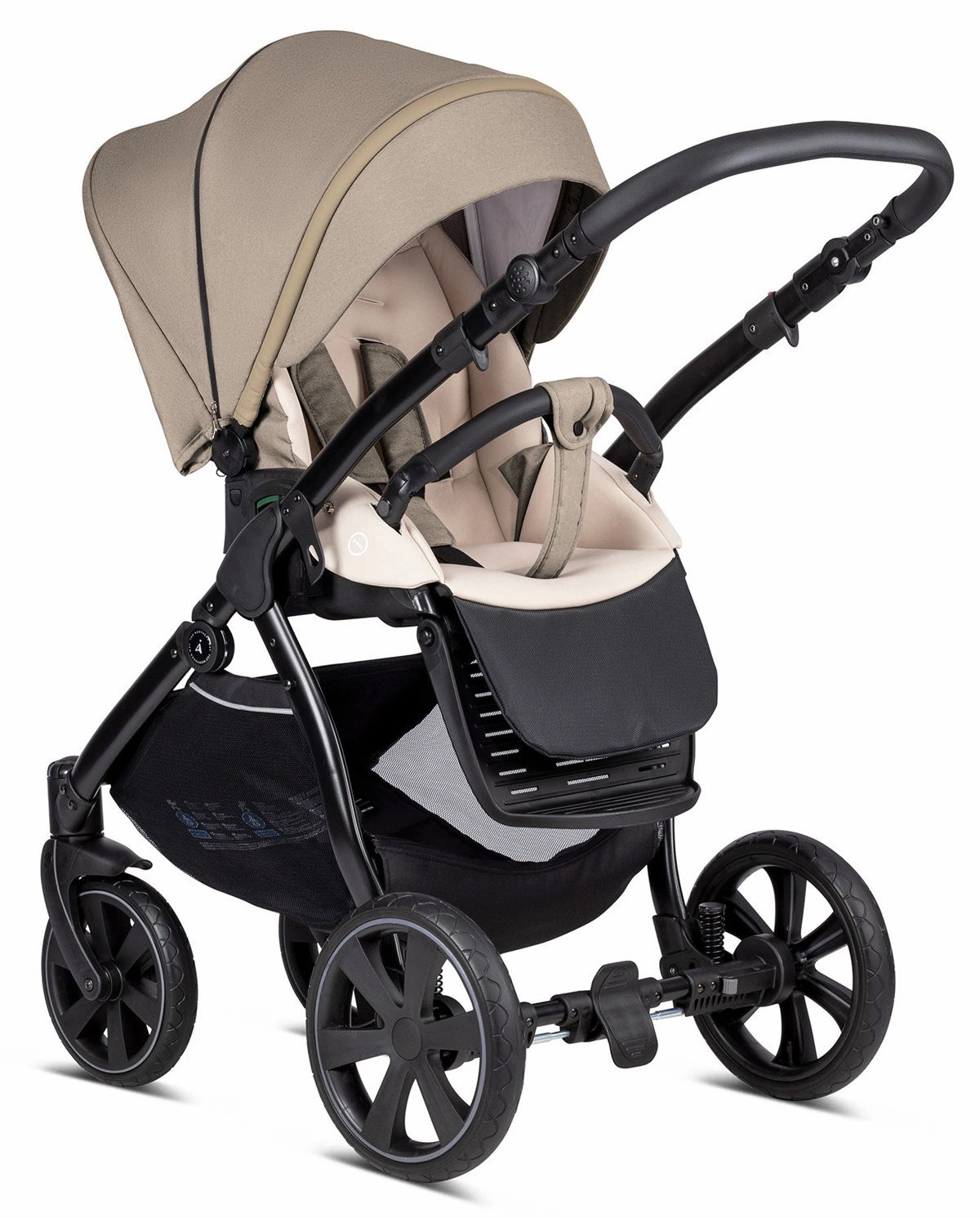 Noordi Sole Go 3in1 Essential Starter Travel & Nursery Bundle, Chateau Grey