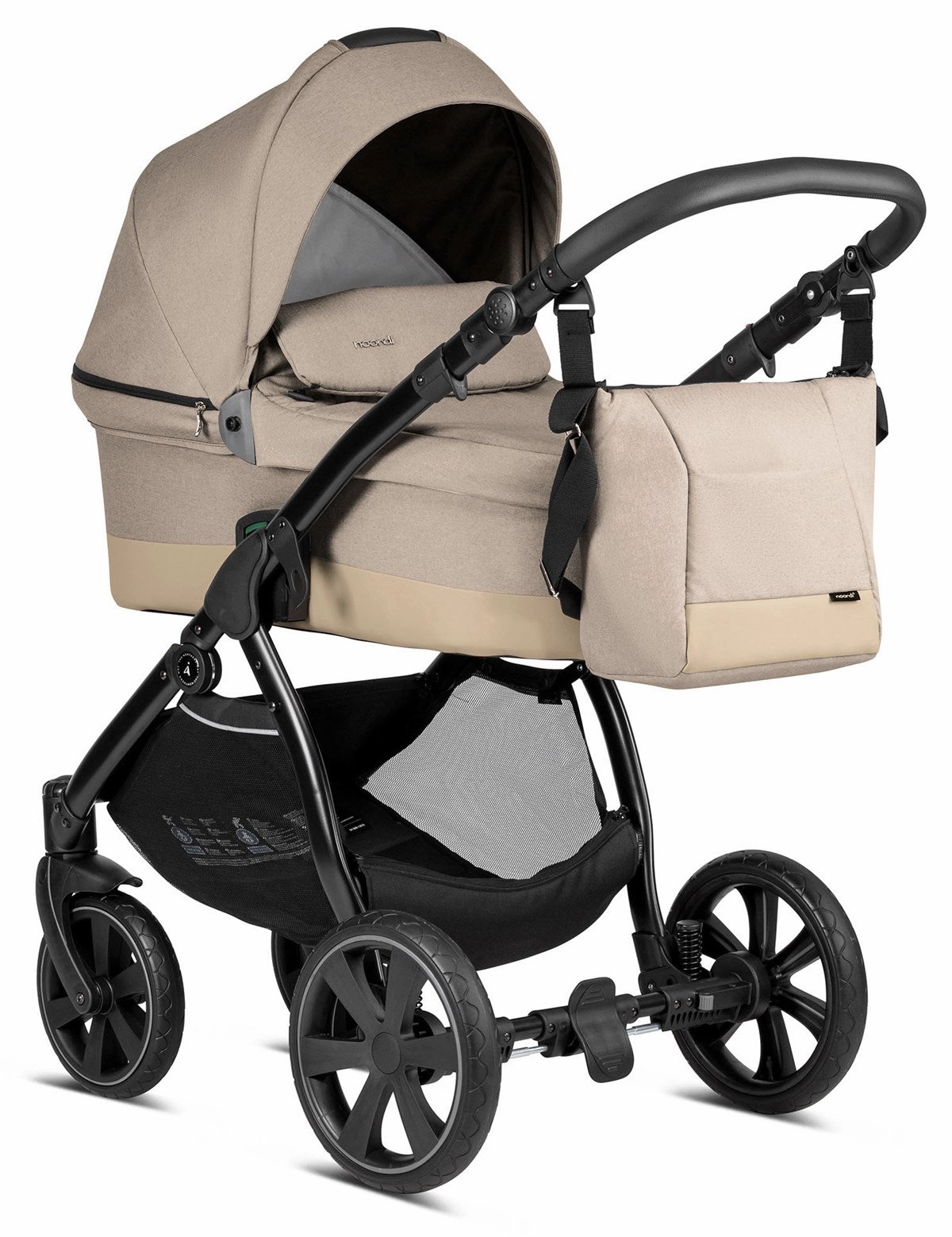 Noordi Sole Go 3in1 Essential Starter Travel & Nursery Bundle, Chateau Grey