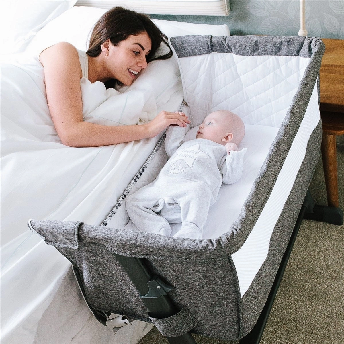 Noordi Sole Go 3in1 Essential Starter Travel & Nursery Bundle, Chateau Grey