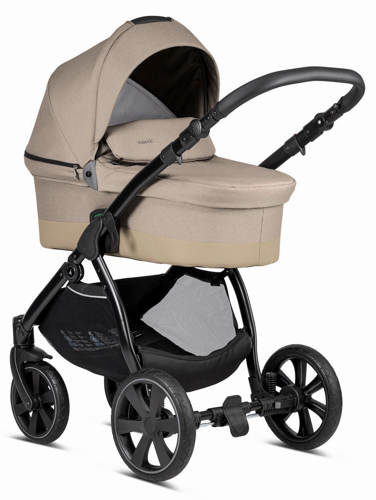 Noordi Sole Go 3in1 Essential Starter Travel & Nursery Bundle, Chateau Grey