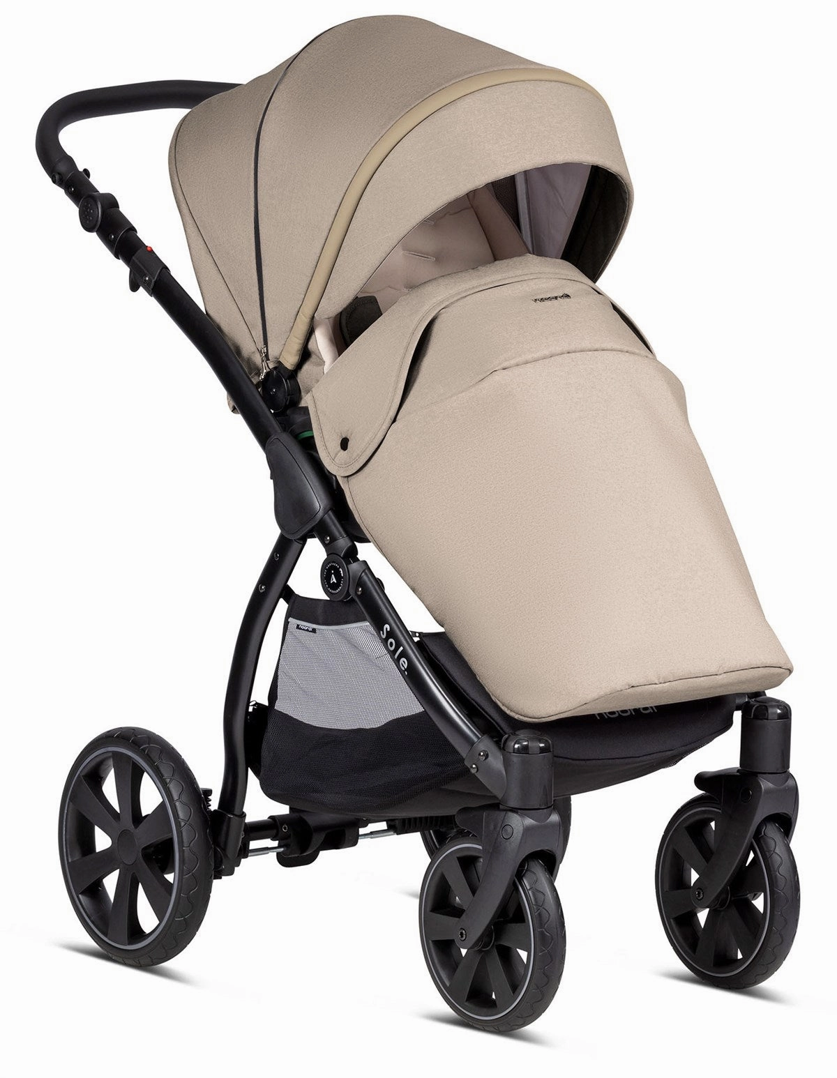 Noordi Sole Go 3in1 Essential Starter Travel & Nursery Bundle, Chateau Grey