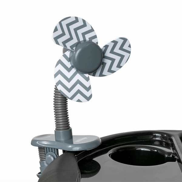 Nuby Clip-On Travel Fan Grey