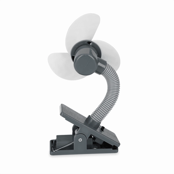 Nuby Clip-On Travel Fan Grey