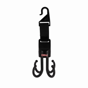 Nuby Deluxe Car Seat & Stroller Hooks Black 2 Pack