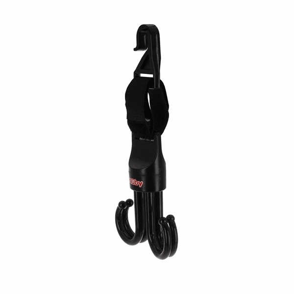 Nuby Deluxe Car Seat & Stroller Hooks Black 2 Pack