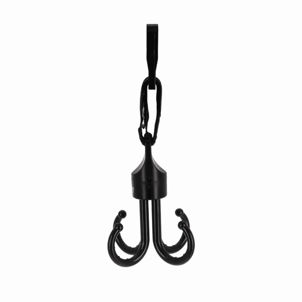 Nuby Deluxe Car Seat & Stroller Hooks Black 2 Pack