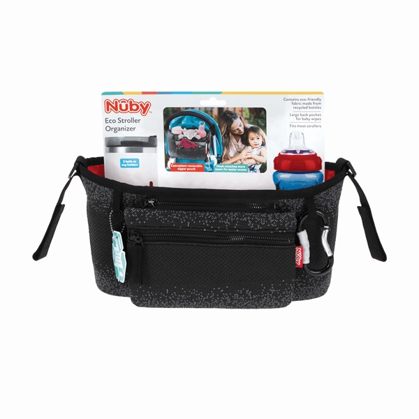 Nuby Eco Stroller Organizer - Black/Red