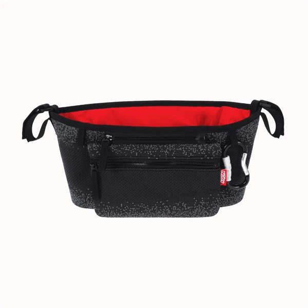 Nuby Eco Stroller Organizer - Black/Red