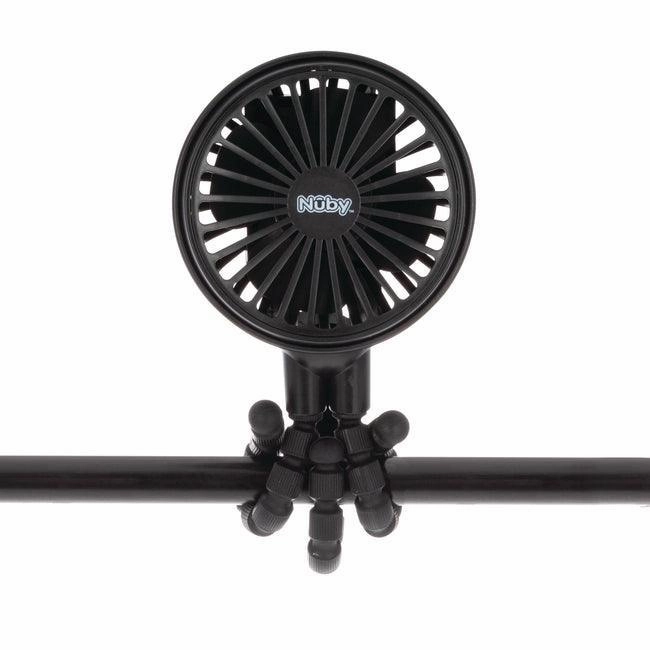 Nuby Stroller Fan with Flexible Tripod Black