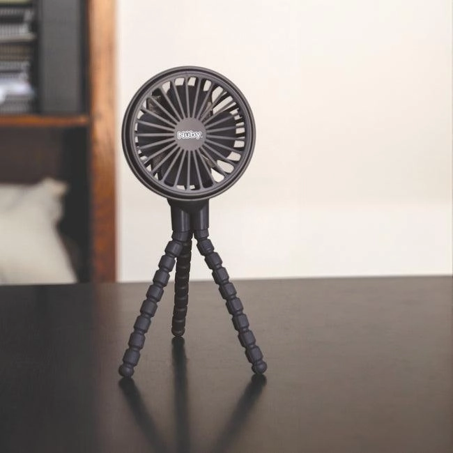 Nuby Stroller Fan with Flexible Tripod Black