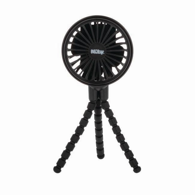 Nuby Stroller Fan with Flexible Tripod Black