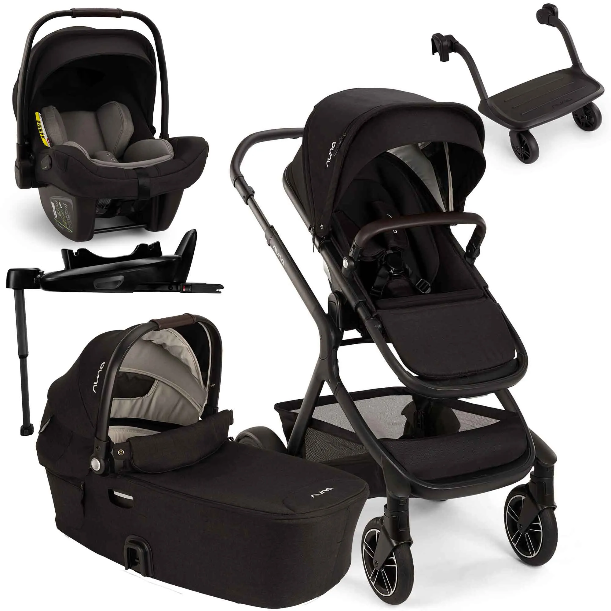 Nuna DEMI Next & PIPA Next Bundle - Caviar