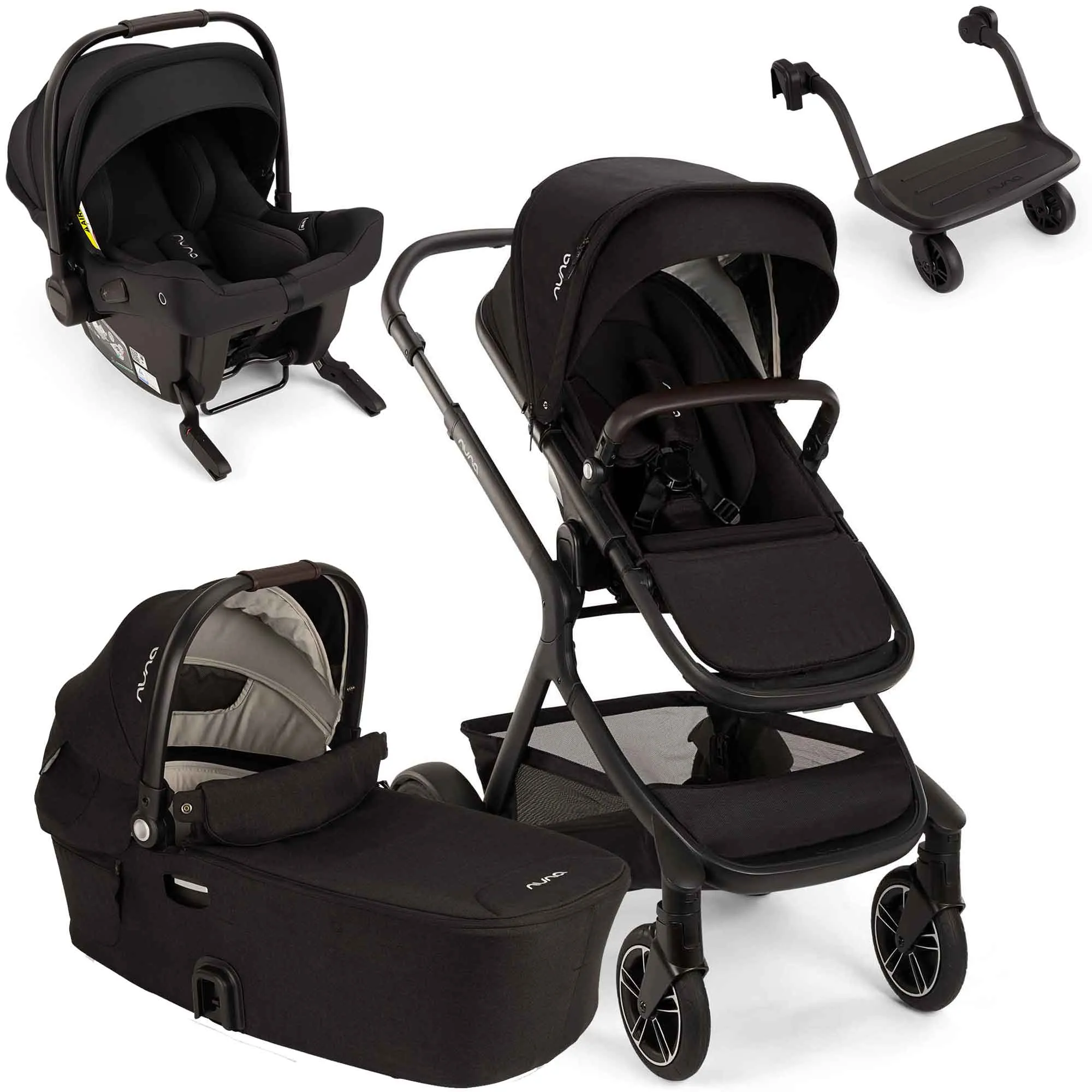 Nuna DEMI Next & PIPA Urbn Bundle - Caviar