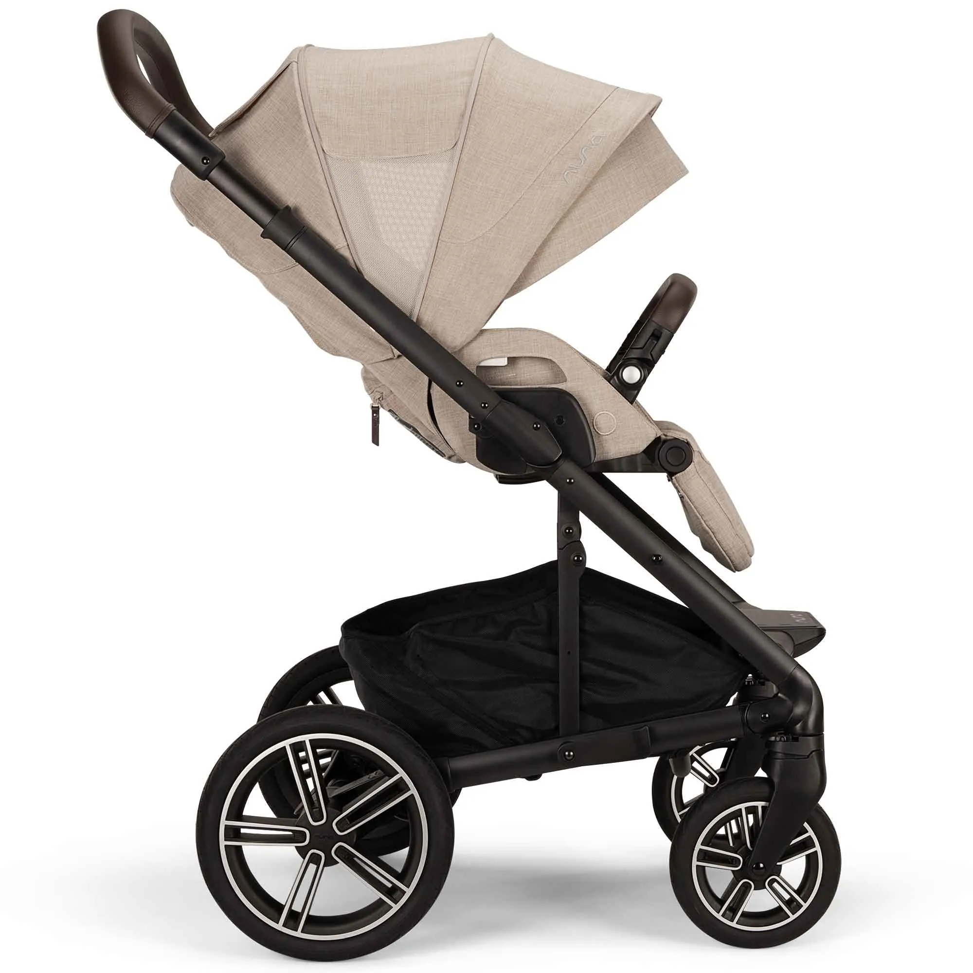 Nuna MIXX Next & ARRA Flex & BASE Curv Bundle - Biscotti