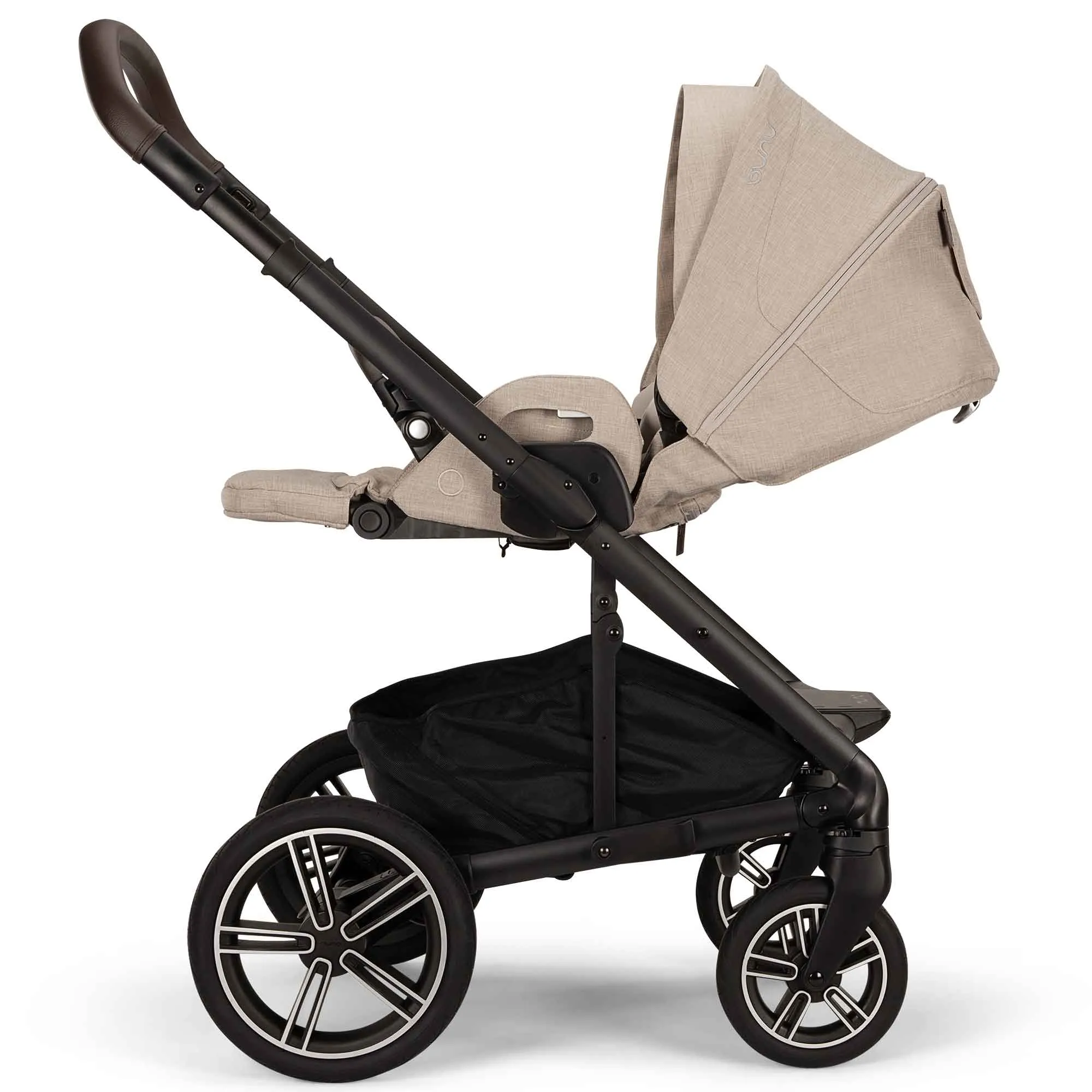 Nuna MIXX Next & ARRA Flex & BASE Curv Bundle - Biscotti