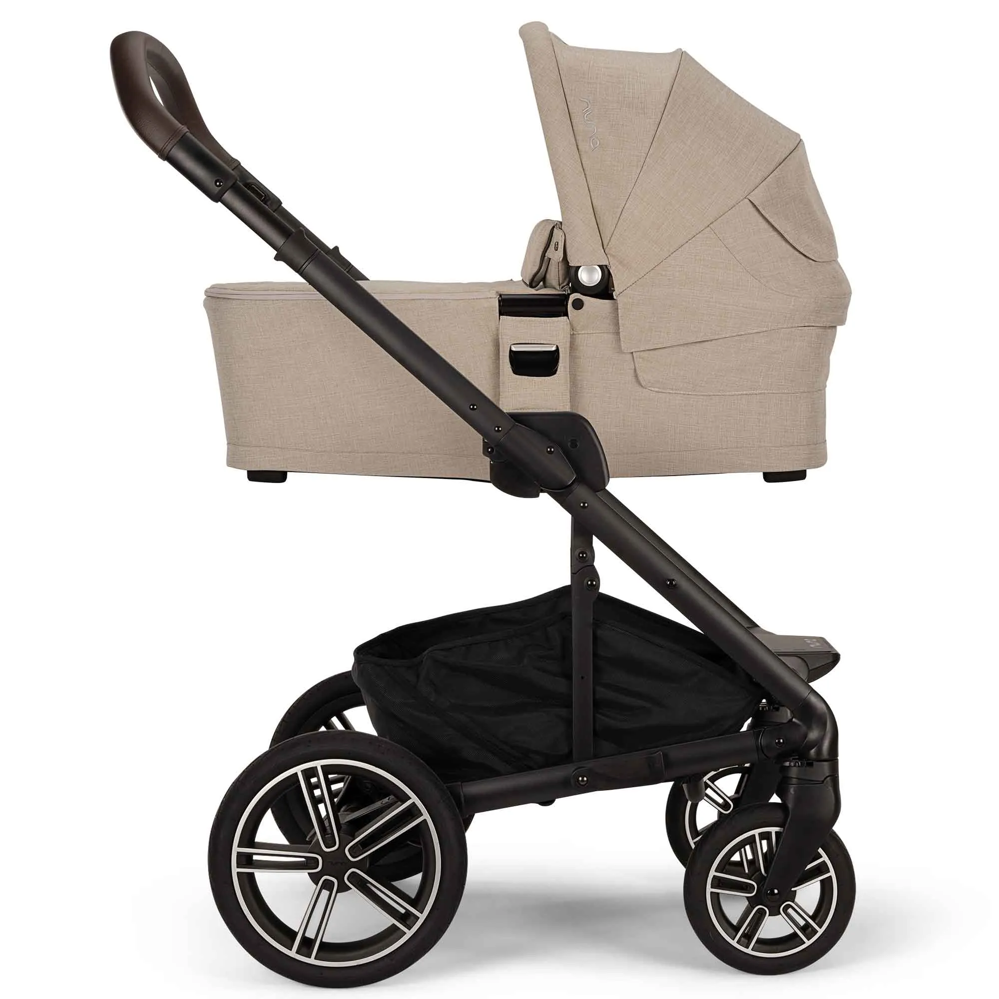 Nuna MIXX Next & ARRA Flex & BASE Curv Bundle - Biscotti