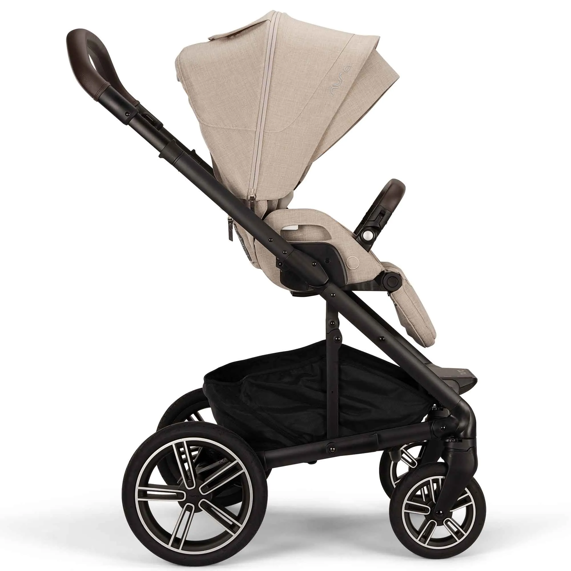 Nuna MIXX Next & ARRA Flex & BASE Curv Bundle - Biscotti