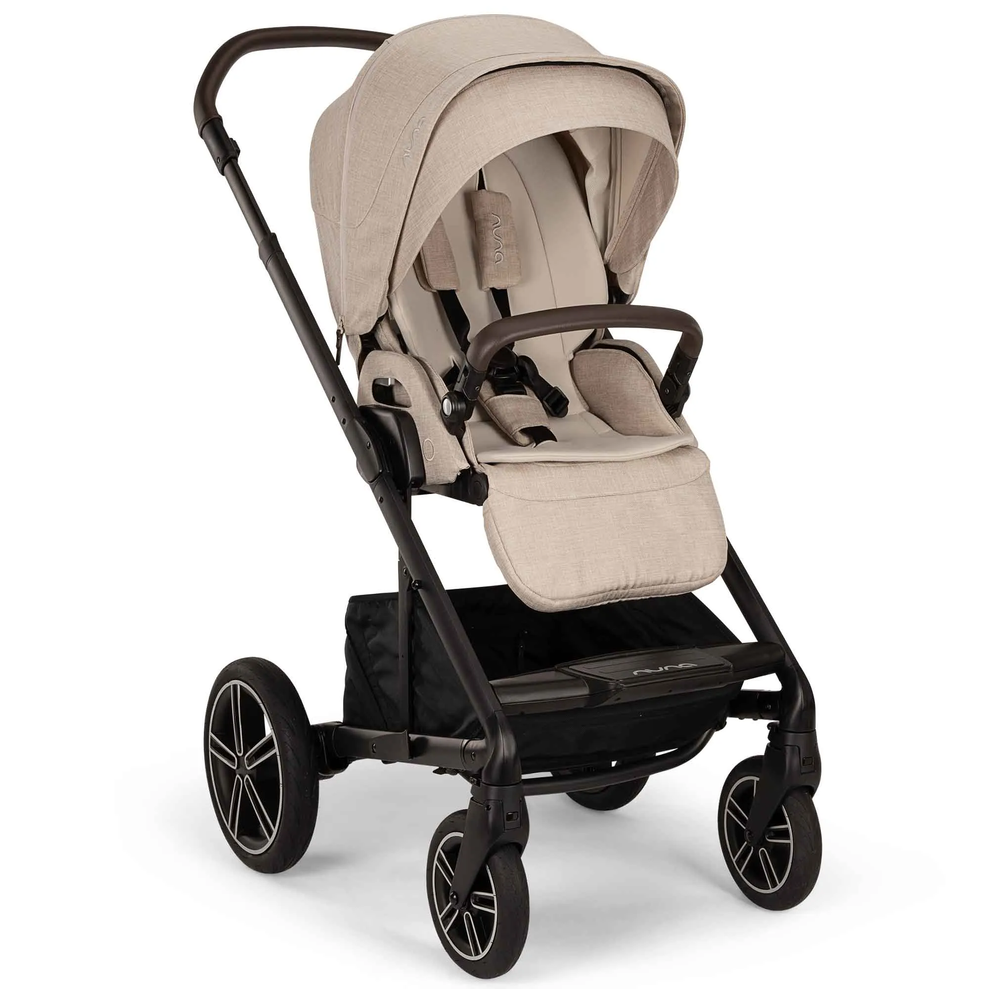 Nuna MIXX Next & ARRA Flex & BASE Curv Bundle - Biscotti