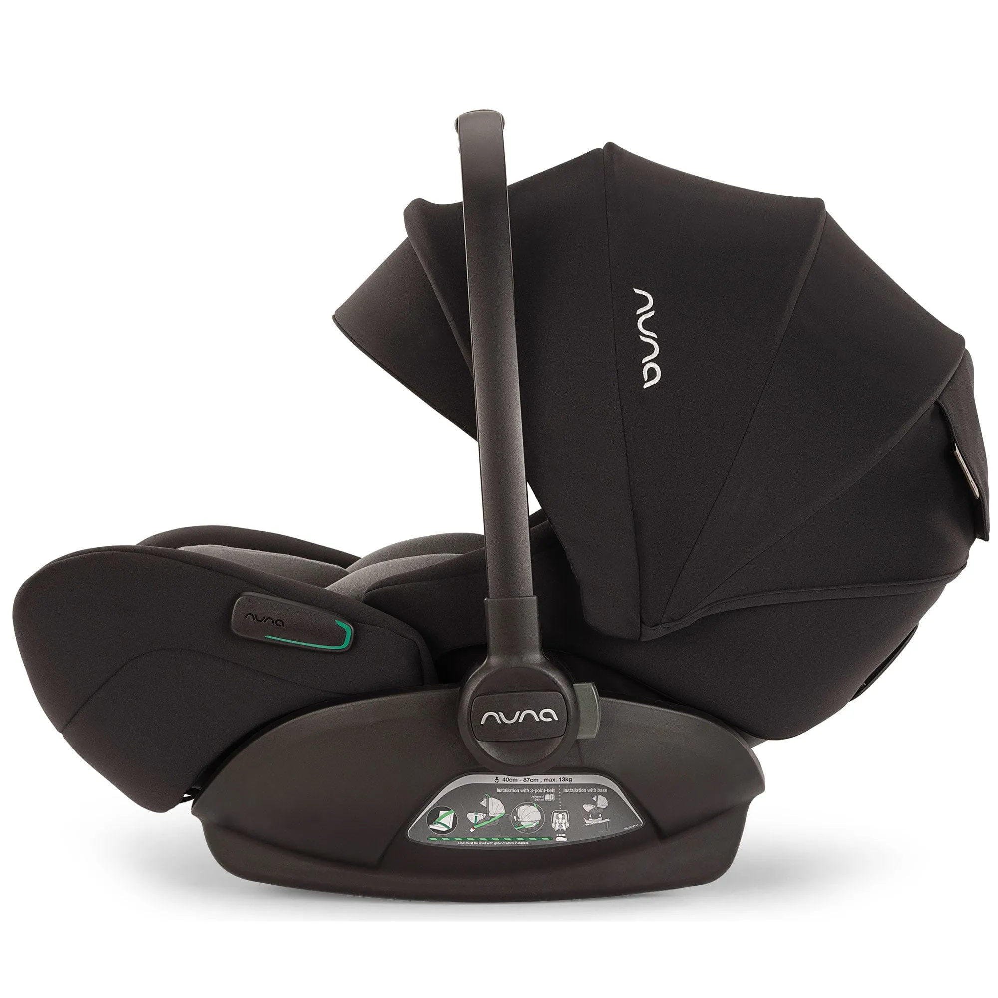 Nuna MIXX Next & ARRA Flex & BASE Curv Bundle - Caviar