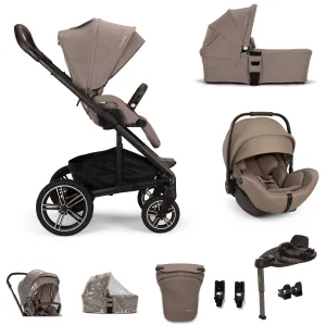Nuna MIXX Next & ARRA Flex & BASE Curv Bundle - Cedar