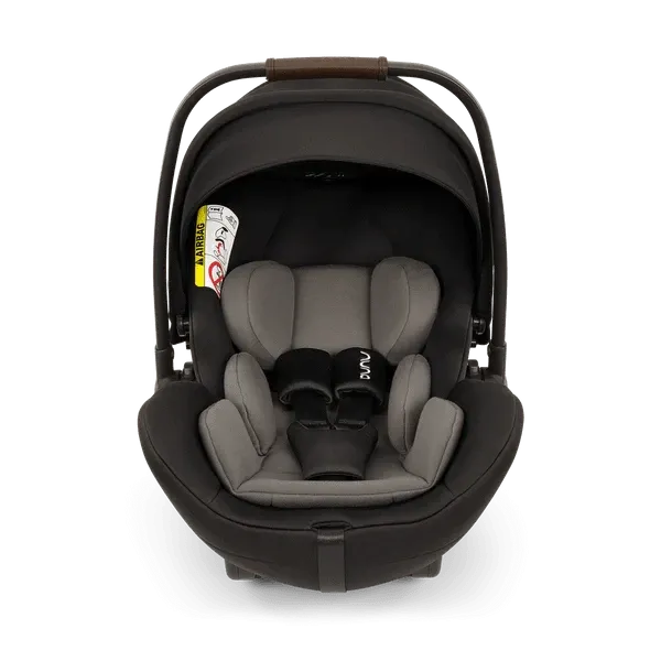 Nuna MIXX Next & ARRA Flex Travel System - Caviar (Chocolate Leatherette)