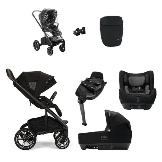 Nuna MIXX NEXT Generation CARI Travel System in Caviar