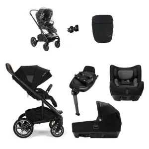 Nuna MIXX NEXT Generation CARI Travel System in Caviar