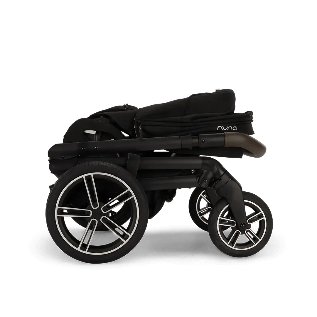Nuna Mixx Next   Mixx Next Carry Cot   Arra Flex   Base Curv Travel System - Caviar