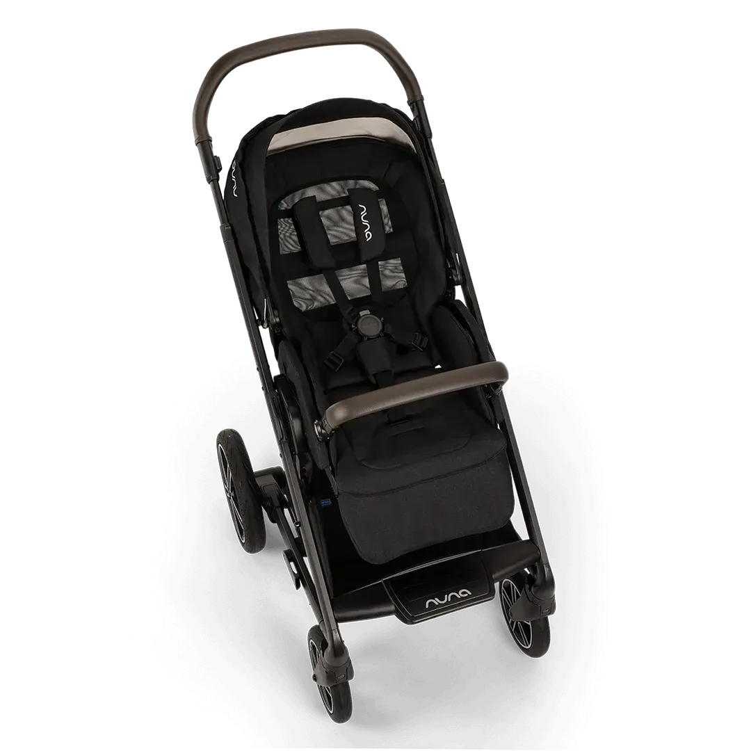 Nuna Mixx Next   Mixx Next Carry Cot   Arra Flex   Base Curv Travel System - Caviar
