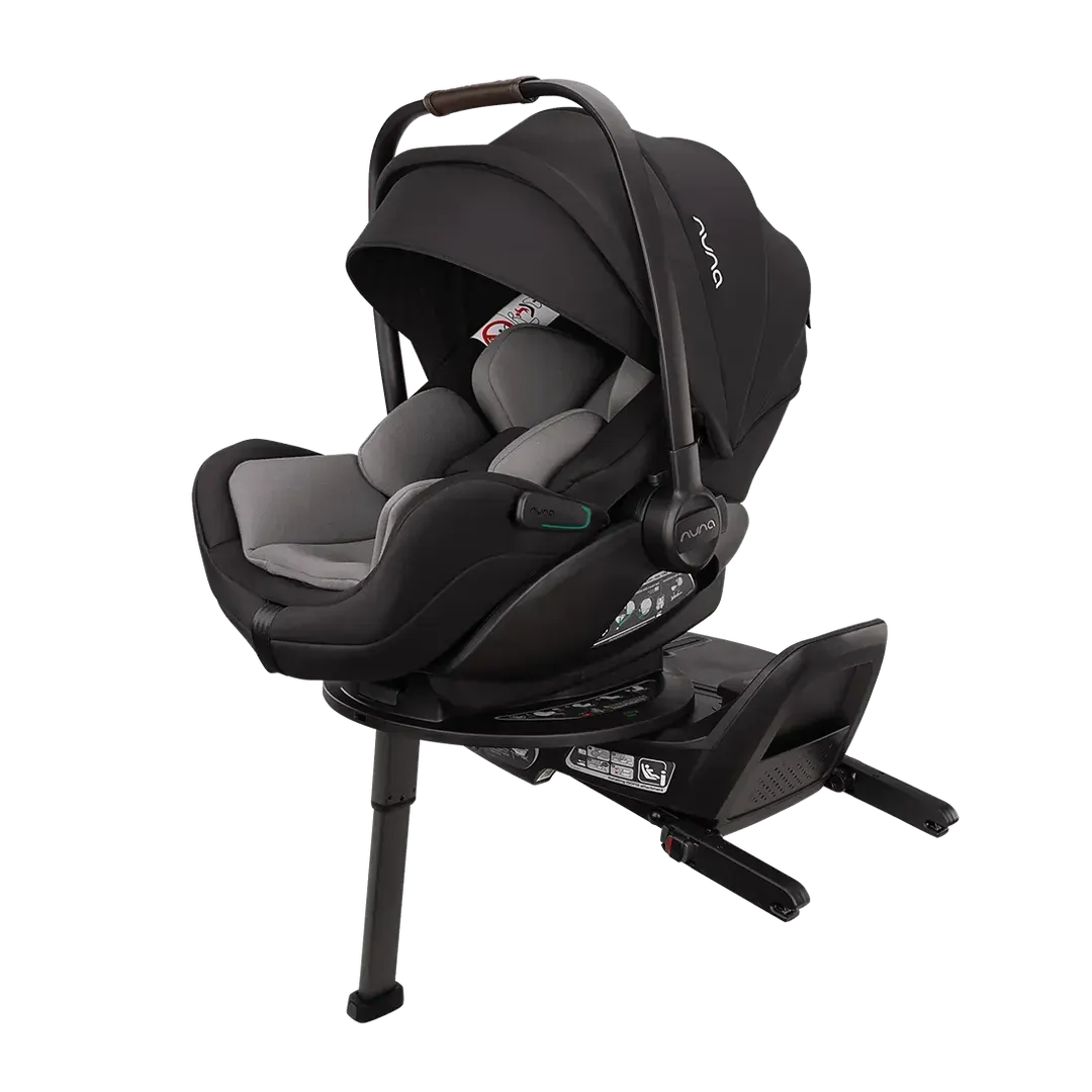 Nuna Mixx Next   Mixx Next Carry Cot   Arra Flex   Base Curv Travel System - Caviar