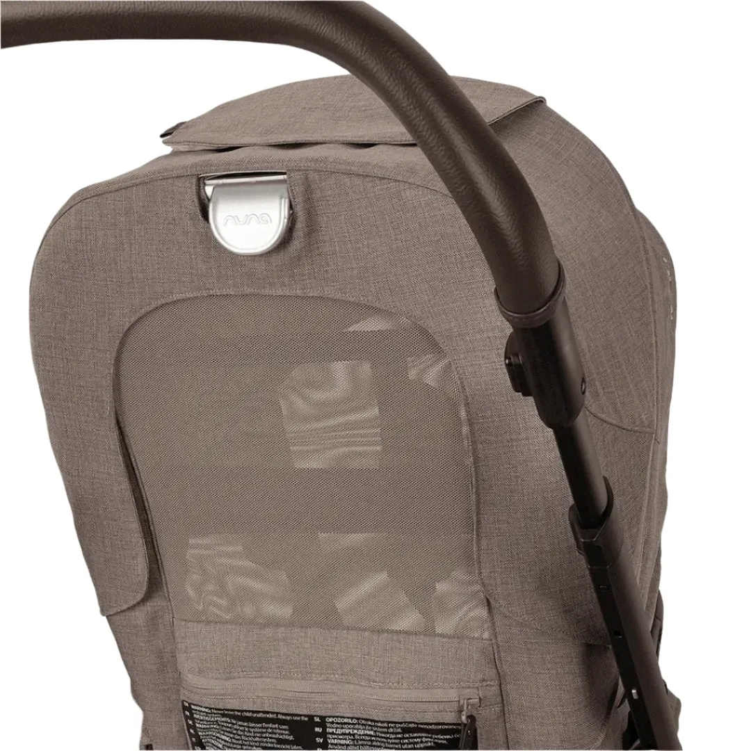 Nuna Mixx Next   Mixx Next Carry Cot   Arra Flex   Base Curv Travel System - Cedar