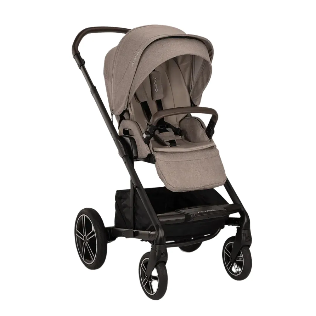 Nuna Mixx Next   Mixx Next Carry Cot   Arra Flex   Base Curv Travel System - Cedar