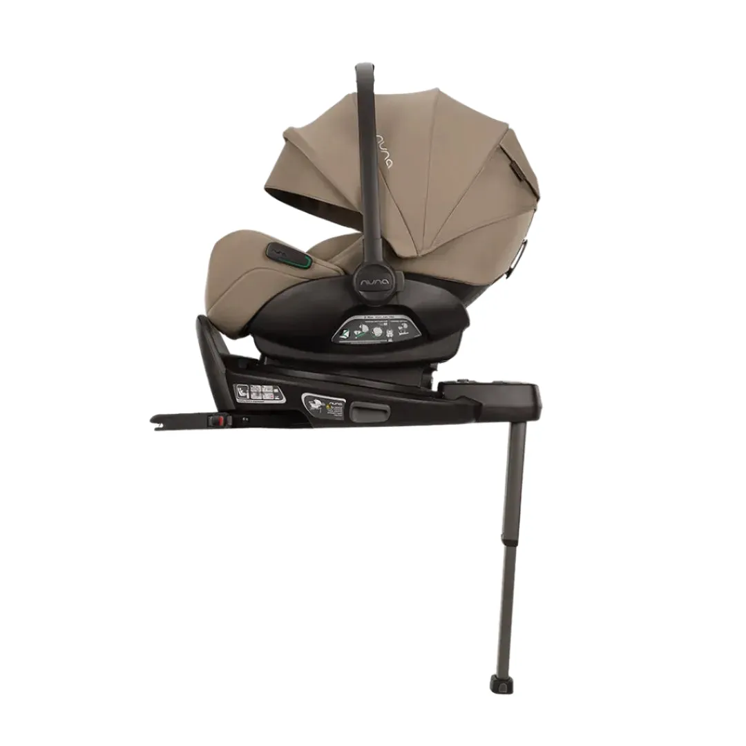 Nuna Mixx Next   Mixx Next Carry Cot   Arra Flex   Base Curv Travel System - Cedar