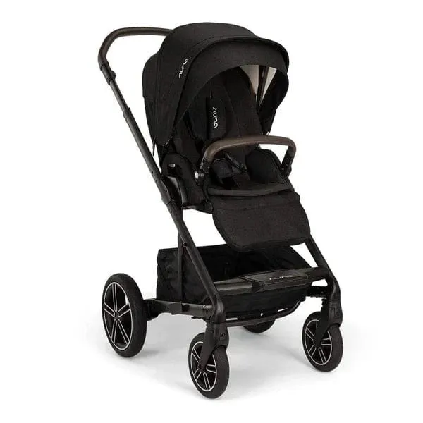 Nuna MIXX Next (Pebble 360 PRO2) Travel System - Caviar (Chocolate Leatherette)