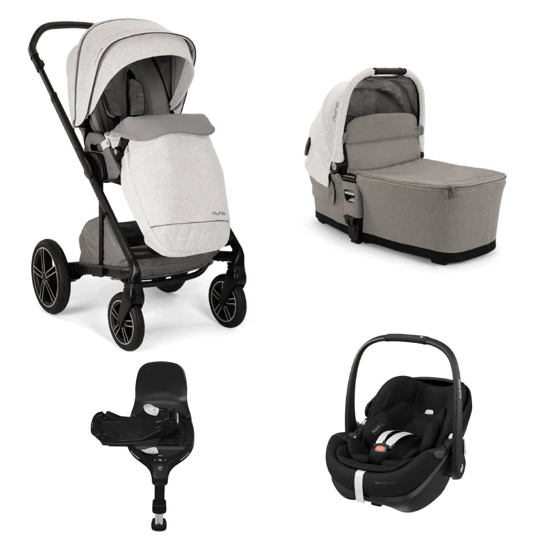 Nuna MIXX Next (Pebble 360 PRO2) Travel System - Mineral
