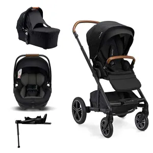 Nuna Mixx Next Pram with Nuna Arra Flex Car Seat & Curv Base
