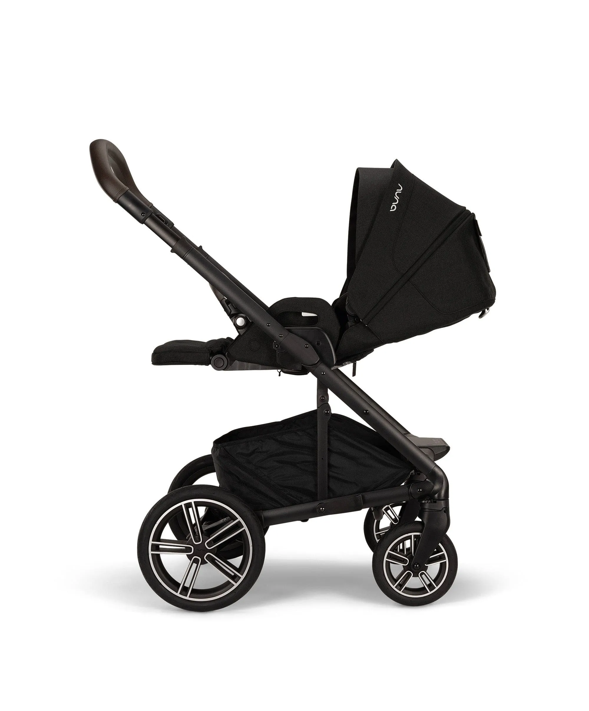 Nuna Mixx Next Pushchair 5 Piece Travel Bundle with PIPA Next Car Seat & Base - Caviar
