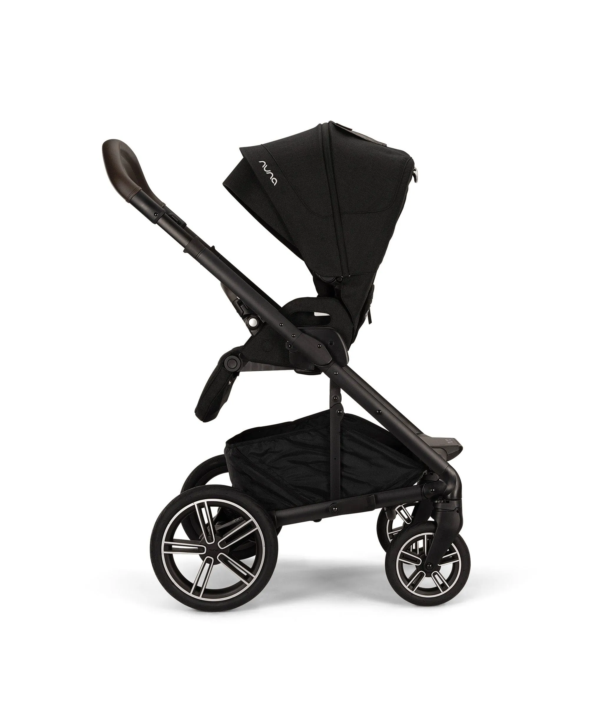 Nuna Mixx Next Pushchair 5 Piece Travel Bundle with PIPA Next Car Seat & Base - Caviar