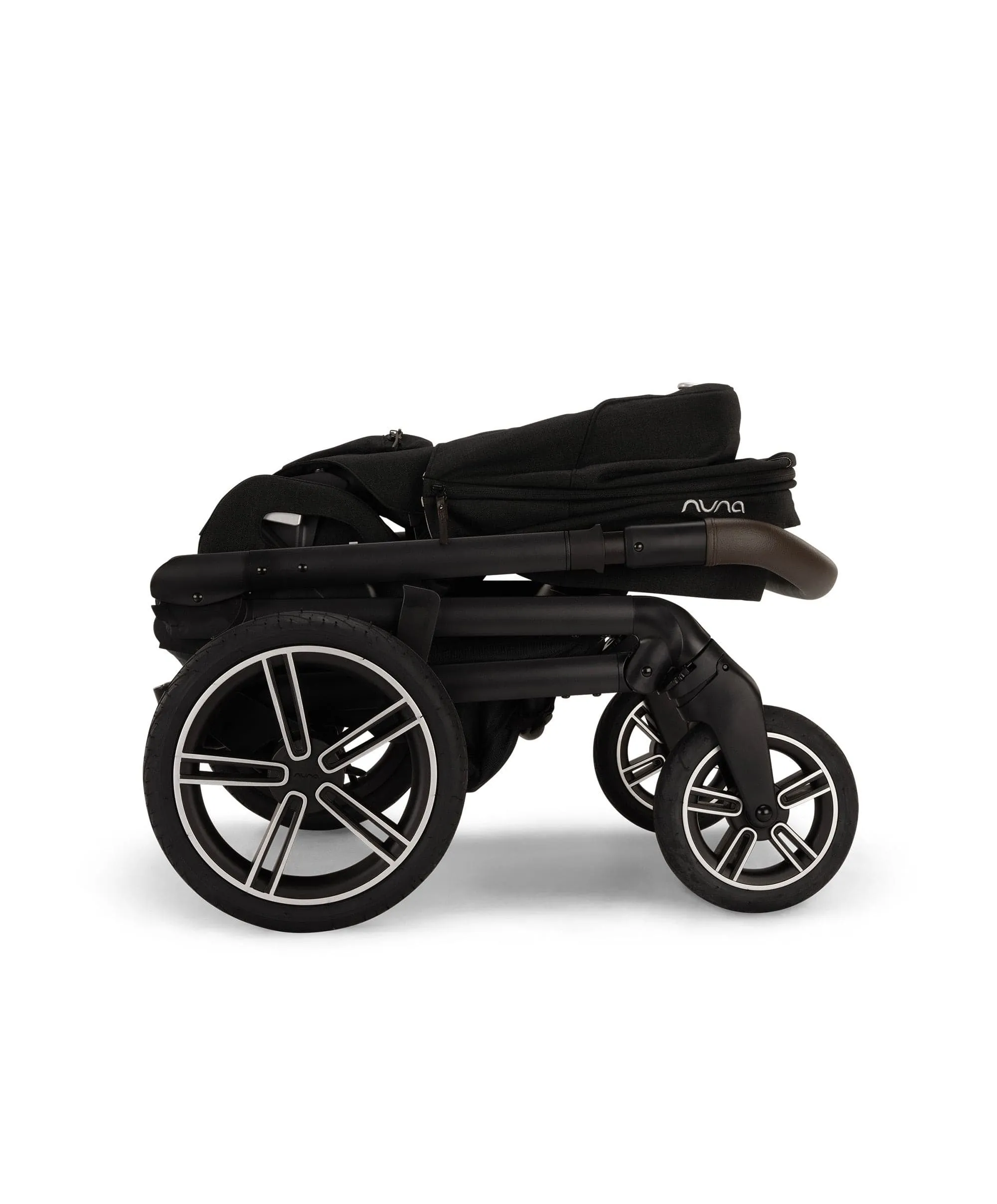 Nuna Mixx Next Pushchair 5 Piece Travel Bundle with PIPA Next Car Seat & Base - Caviar