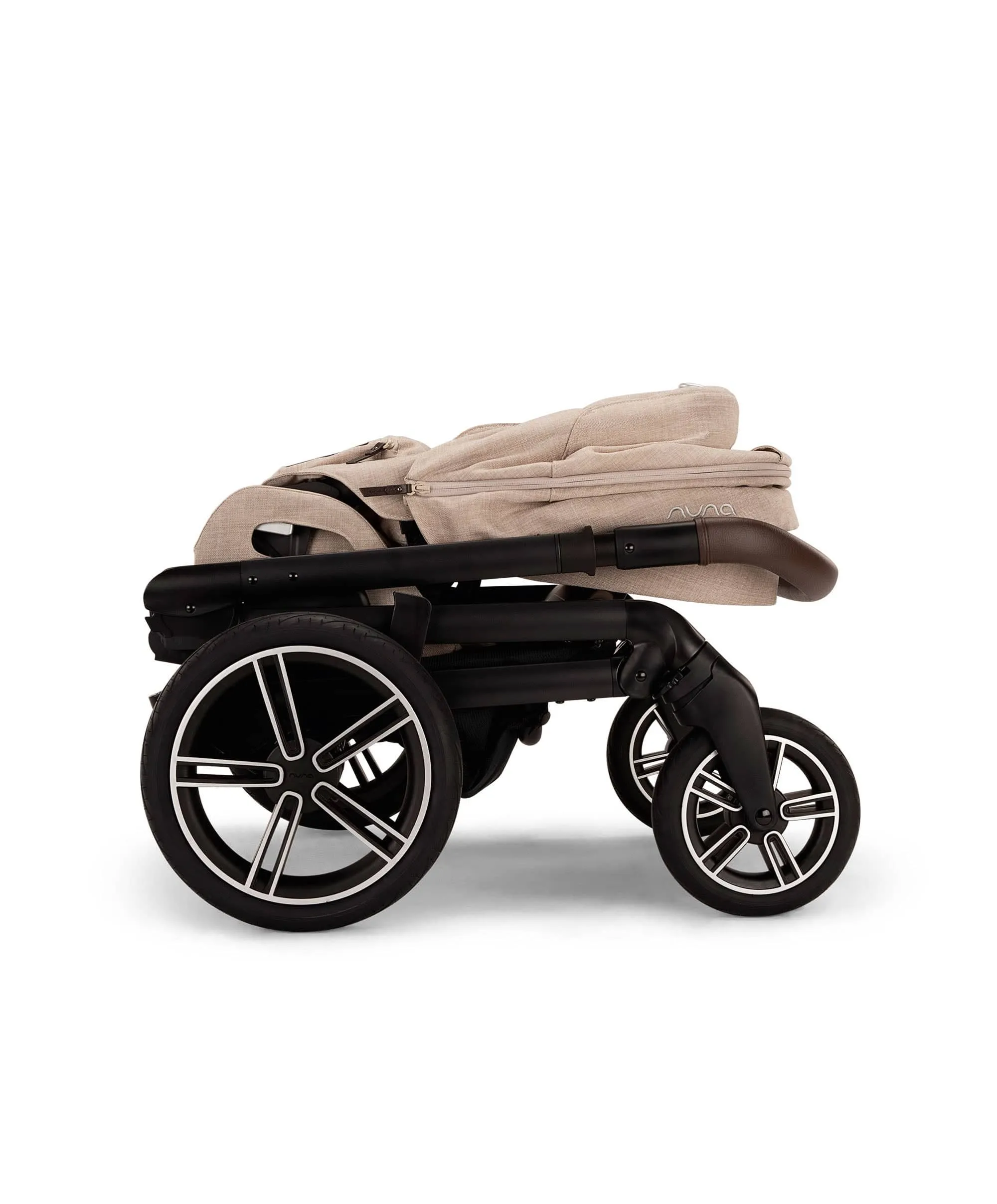 Nuna MIXX Next Urbn Bundle with PIPA Urbn Car Seat - Biscotti