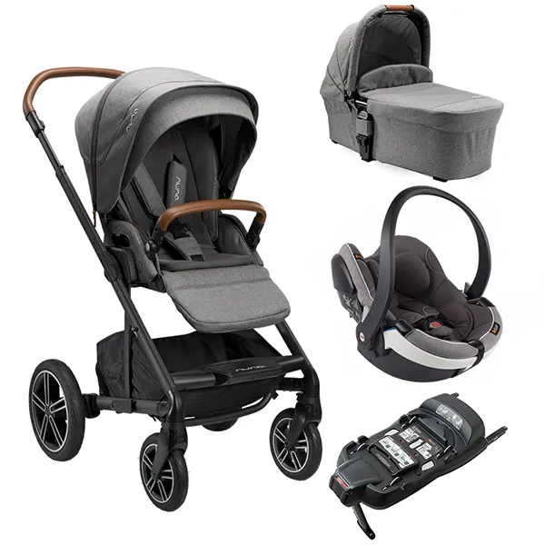 Nuna Mixx Next With Maxi Cosi Pebble 360 Pro2 car seat and base