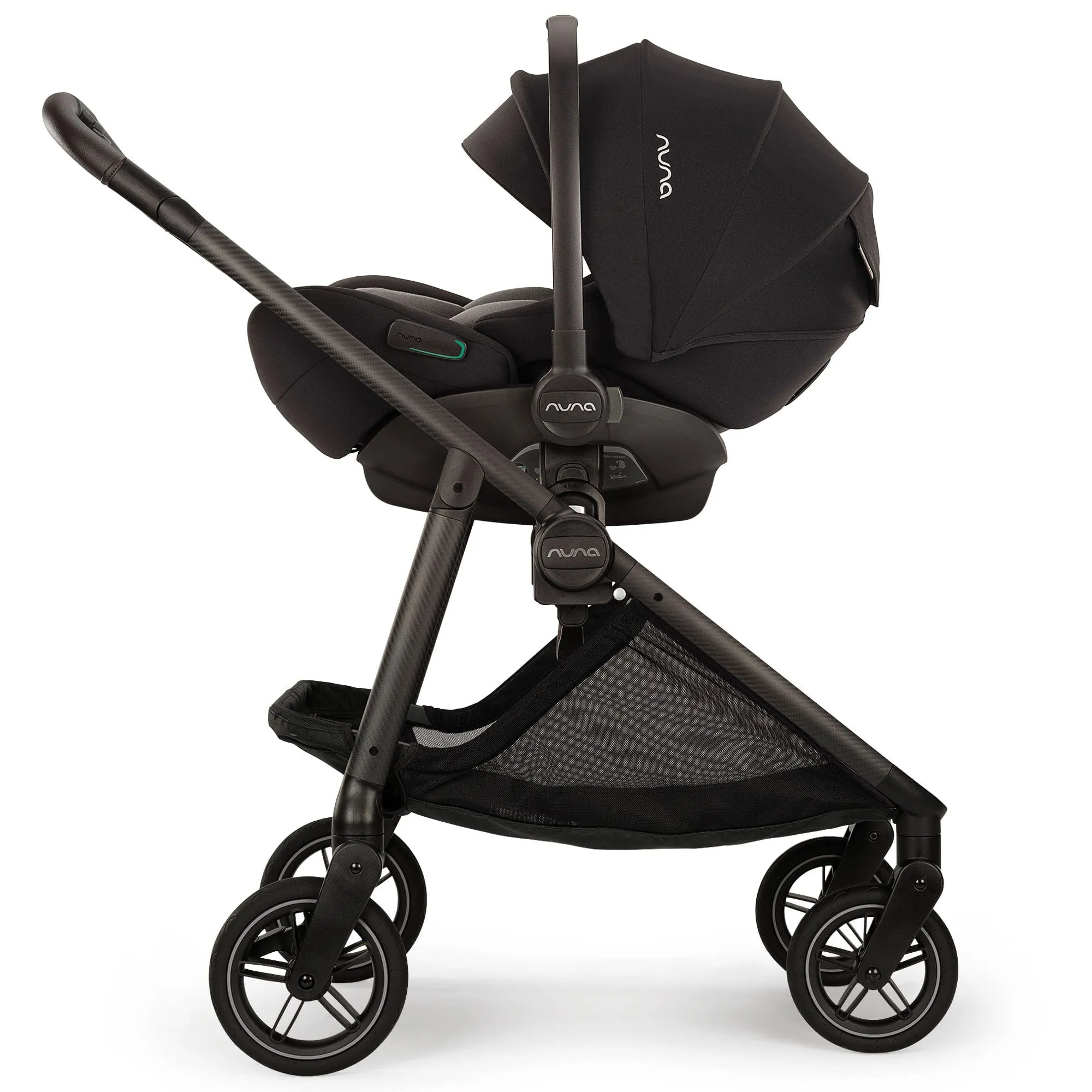 Nuna SWIV & ARRA Flex & BASE Curv Bundle - Caviar