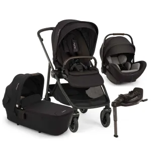 Nuna SWIV & ARRA Flex & BASE Curv Bundle - Caviar