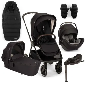 Nuna TRIV lx   ARRA Flex   BASE Curv Bundle - Caviar
