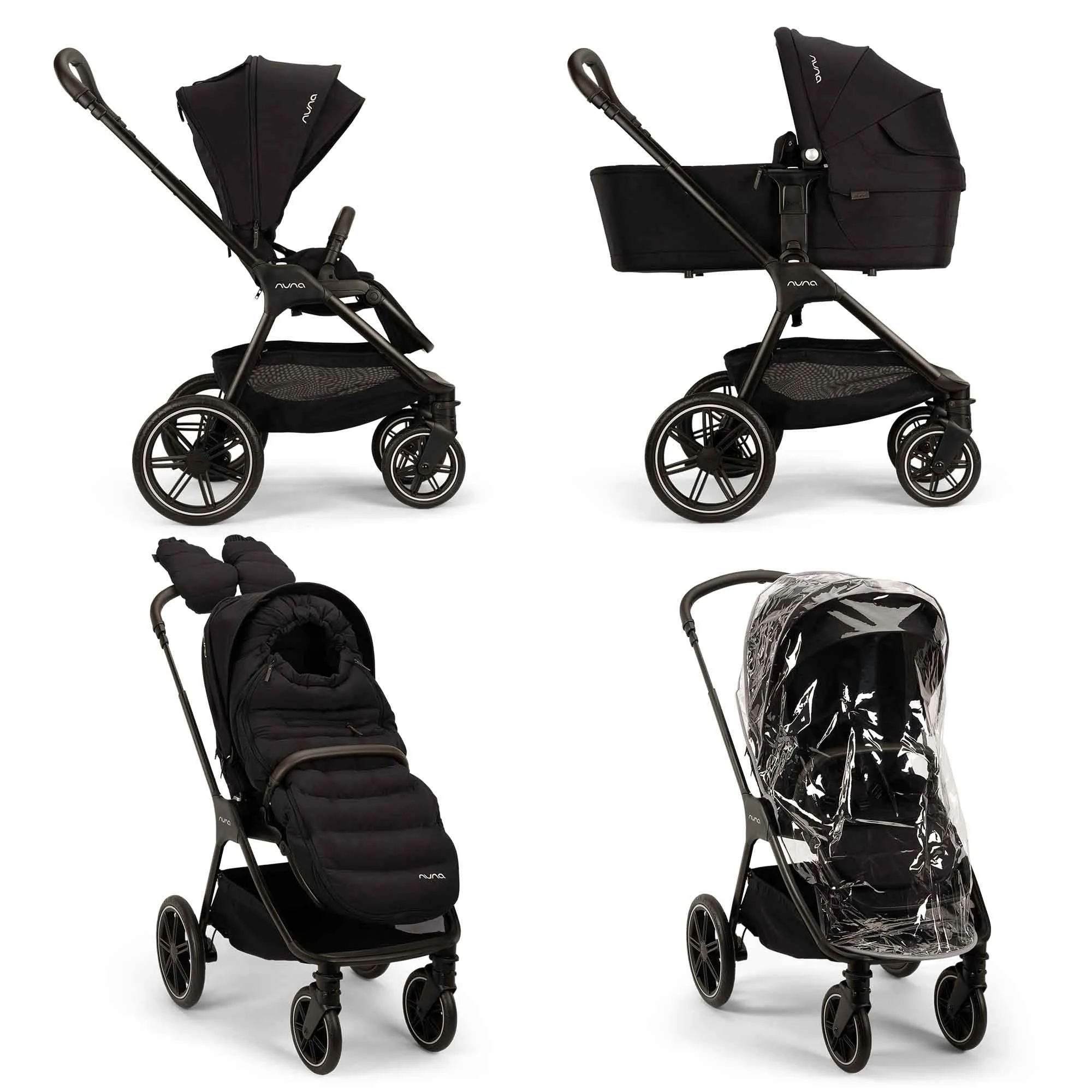 Nuna TRIV lx   ARRA Flex   BASE Curv Bundle - Caviar