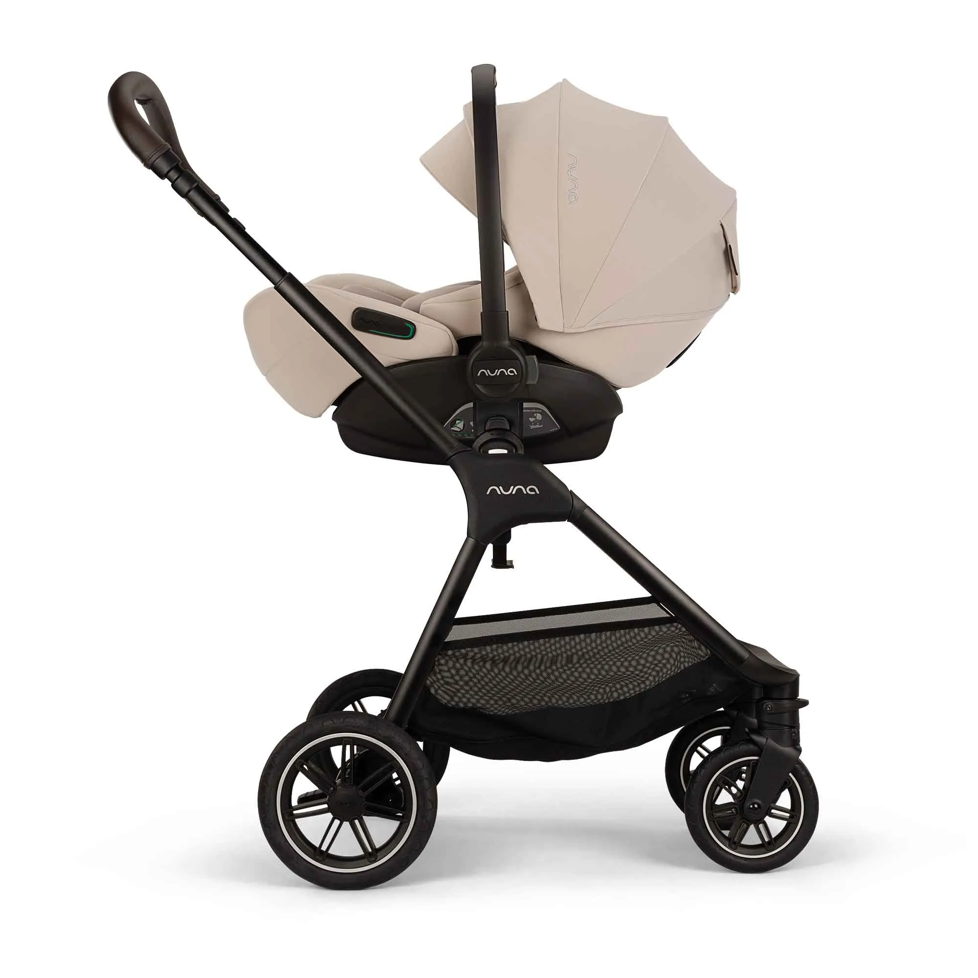 Nuna TRIV Next & ARRA Flex & BASE Curv Bundle - Biscotti