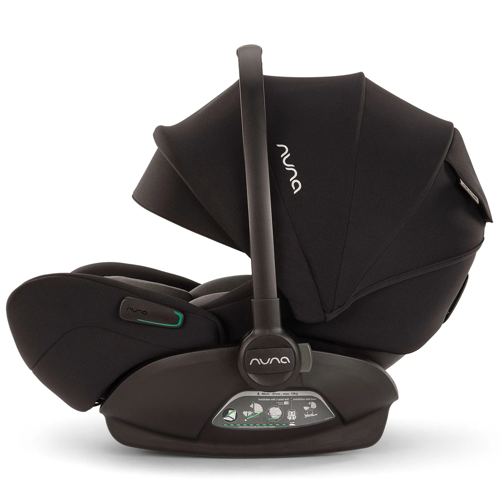 Nuna TRIV Next & ARRA Flex & BASE Curv Bundle - Caviar