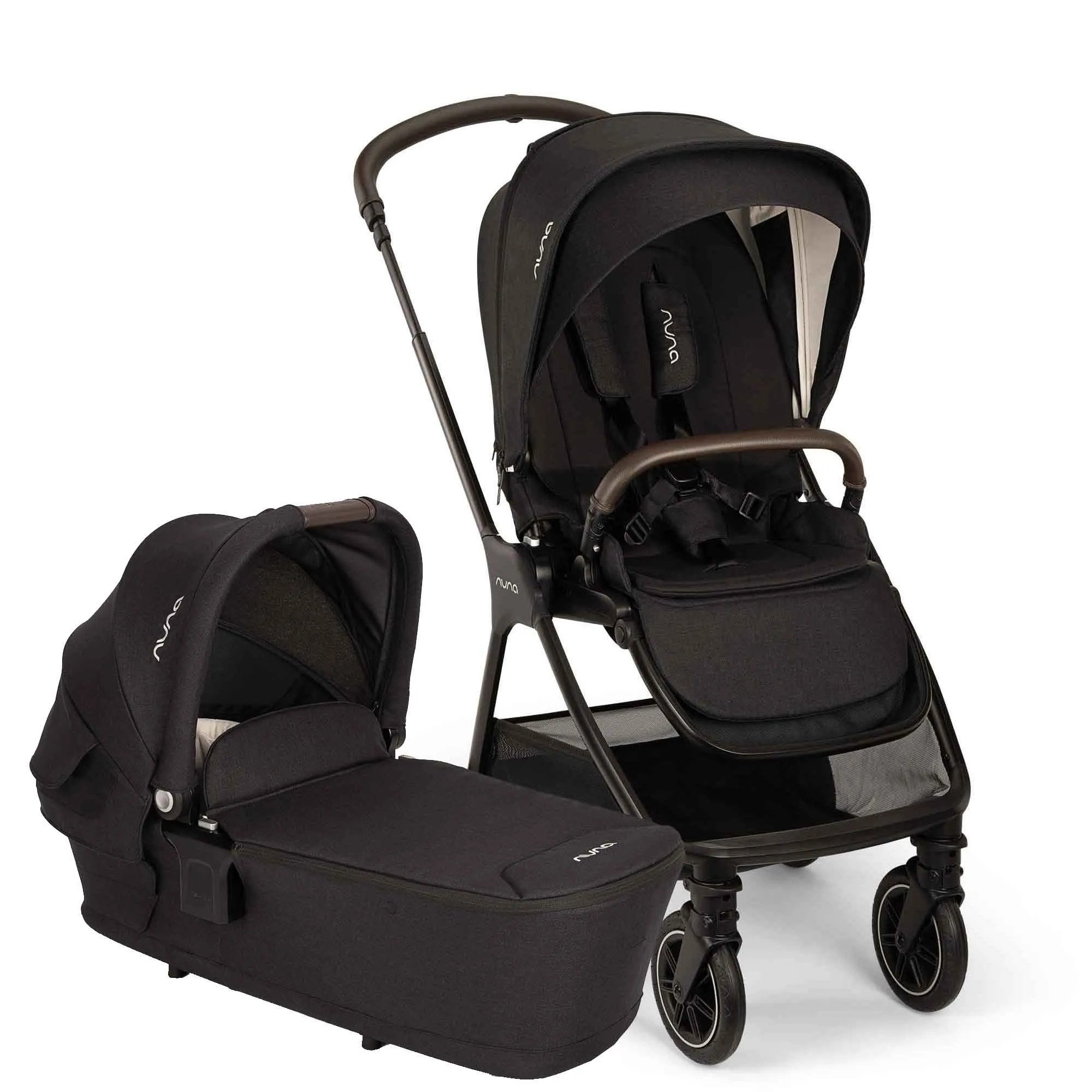 Nuna TRIV Next & ARRA Flex & BASE Curv Bundle - Caviar