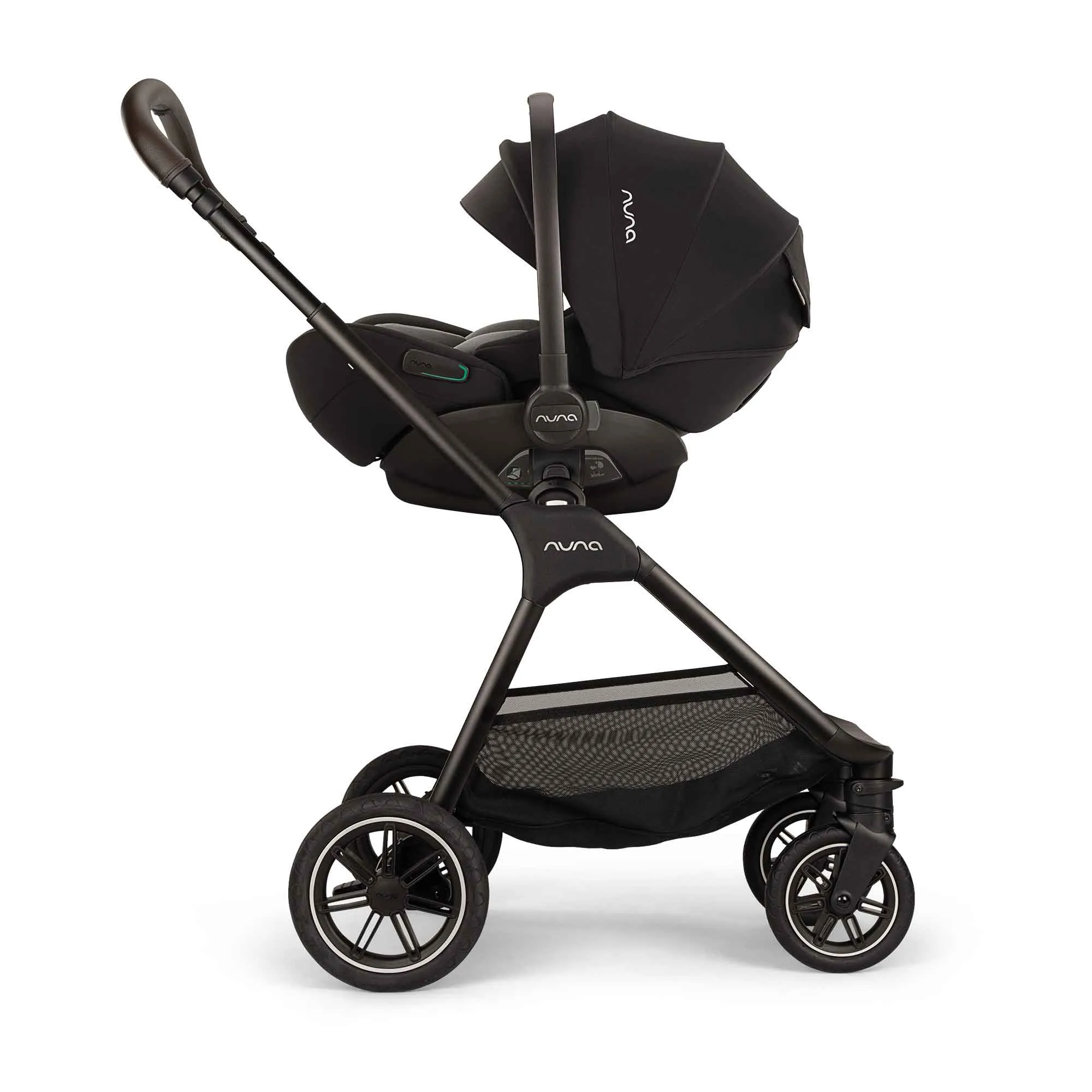 Nuna TRIV Next & ARRA Flex & BASE Curv Bundle - Caviar