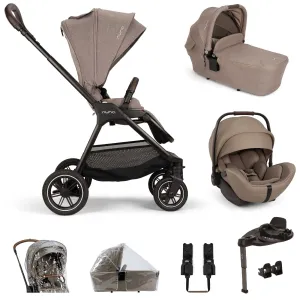 Nuna TRIV Next & ARRA Flex & BASE Curv Bundle - Cedar